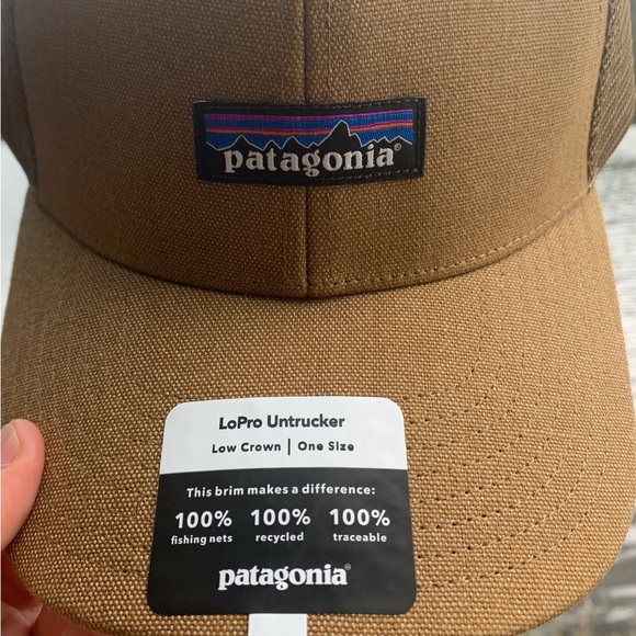 NWT Patagonia Hat - Khaki Tan Canvas - Picture 3 of 6